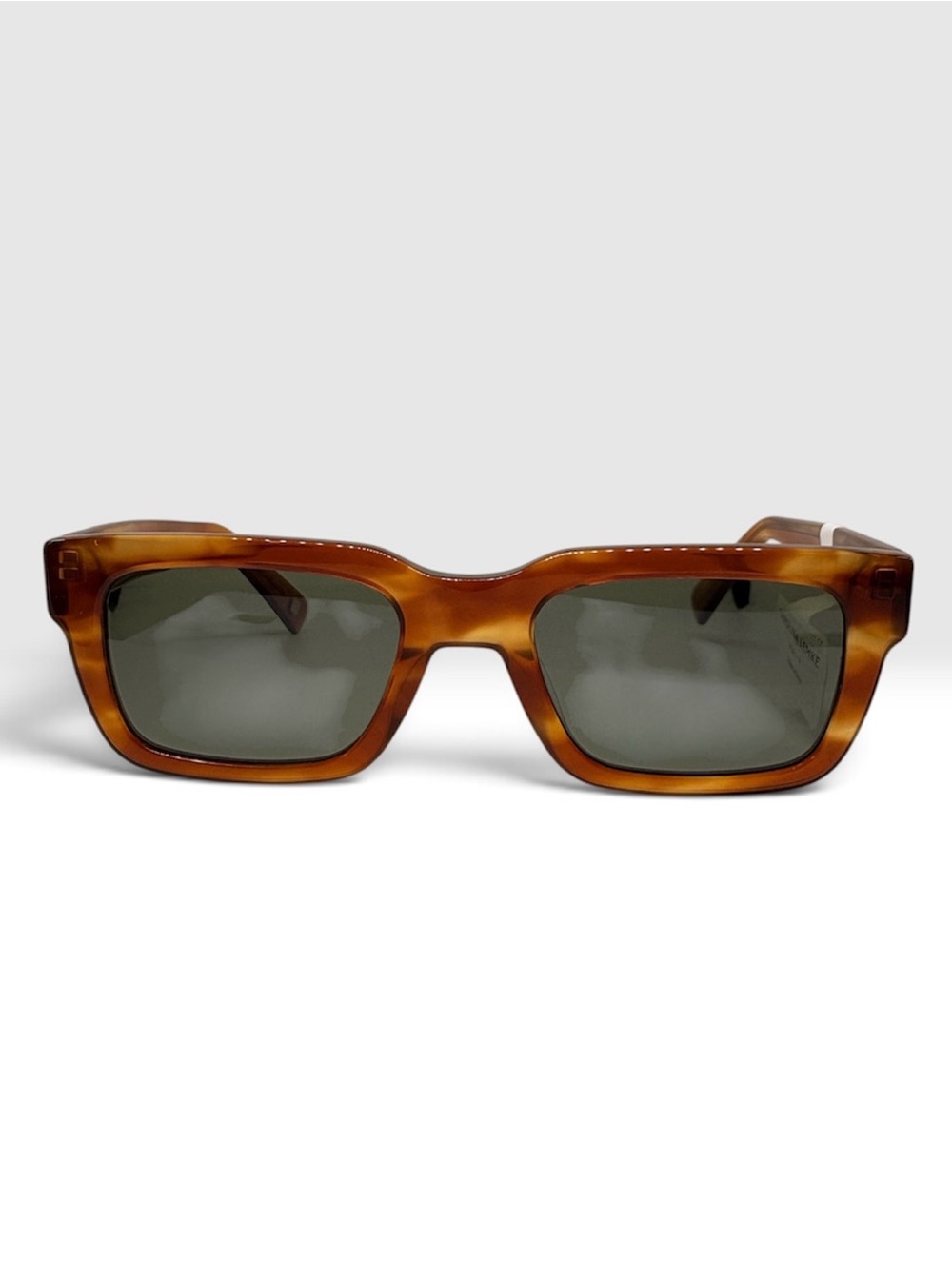 Carolina Lemke Berlin Orange Demi Rectangular Sunglasses CL-9009-2